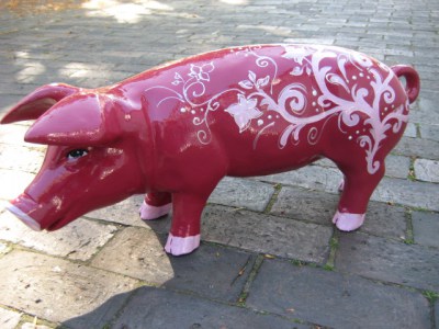 Blütenranken Schwein