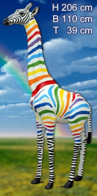 Bunte Giraffe