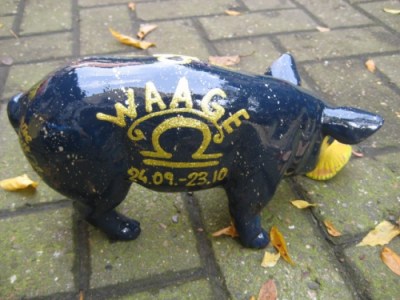 Sternzeichen- Glücksschwein 2