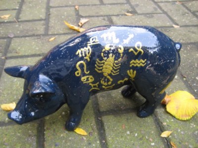 Sternzeichen- Glücksschwein 4