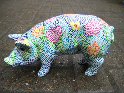 Mosaik Schweinchen